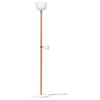 MOSSPLYM Pod.indirektna lampa/čitaća lampa, opal bela staklo/hrastovina, 180 cm