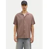 Jack & Jones Srajca Luke 12255781 Rjava Relaxed Fit