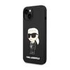 Maska za iPhone 15 Plus Karl Lagerfeld Hc Silicone NFT Ikonik crna