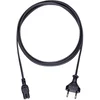 Oehlbach Električni kabel [1x IEC C8 vtič - 1x Euro vtič] 3 m Črna Oehlbach