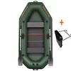 Čoln Kolibri K-260 T zelen – letvena tla + nosilec za motor