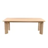 Miza Burleson 637 Jesen, 75x100x220cm, Naravni furnir, Les