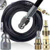 shumee HydroJet Pro 20M - M22 kanalizacijska cev + 1/4 adapter | Lavor Vertigo Ninja Parkside PHD | 3+1 šoba | 200 barov