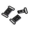 Zaponka za modrček za metuljčke/negovalni modrček širine 12 mm - črna (4 pari)