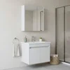 HANAH HOME Kupatilski ormarić sa umivaonikom i ogledalom (2 komada) Arno 65 777