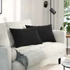 Jastučići za sofu 2 pcs Crna 60 x 40 cm Kordura tekstil