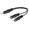MicroConnect 3.5mm minijack adapter, 0.2m