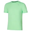 Mizuno IMPULSE CORE TEE, moška tekaška majica, zelena J2GAC019
