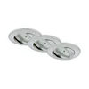 Briloner 7296-039 - KOMPLET 3x LED ugradno svetlo za kupatilo LED/6,5W/230V IP23