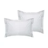 De White Oxford Saten Jastučići (Set od 2 komada)