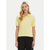 TOMMY HILFIGER Majica 1985 rumena/bela