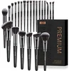 Set kistova za šminkanje - crna / 25kom KP40021