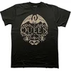 Queen Majica Floral Crest Mono Unisex Black M