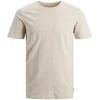 Jack&Jones JJEORGANIC Slim Fit moška majica 12156101 Moon Beam (Velikost XXL)