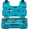 MAKITA 23 delni set raglje in nasadnih ključev B-65589