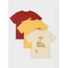 Sinsay - Pamuk majice sa printom 3 pack - krem