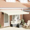 Okvir tende Krema 350 x 200 cm Poliester s PU premazom