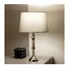 Brilagi - Stona lampa CERIA 1xE27/60W/230V prečnik 30 cm sjajni hrom/siva