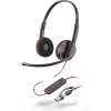 Slušalke Poly Blackwire 3220, adapter USB-C/A, stereo