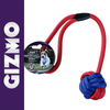 Igračka za pse – Kanap sa pletenom loptom 45cm – Gizmo Zeleno-Ljubičasti