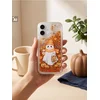 Sinsay - Maska za iPhone 16 sa printom duha i šljokicama - mandarine