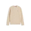 TOMMY HILFIGER Pulover Essential kremna