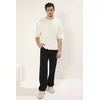 Trendyol Muška majica Tmnss25Ts00078, Krem