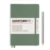 Notebook Hardcover Medium (A5), 251 pages, Ruled, Olive