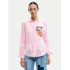 Desigual Bluza mešane barve/svetlo roza
