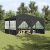 Šator za zabave Antracit 400 x 400 x 266 cm Polietilen