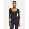 Guess Bluza W6BP18 K6246 Črna Regular Fit
