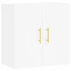 MAISON CHIC Stenska omarica - Zidna omarica bela 60x31x60 cm inženirski les iu452, (22062809)