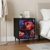 Vidaxl Nočna omarica KIEL 2 kos Črni hrast 36 x 33 x 51 cm