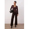 Trendyol Milla ženska bluza Twoaw26Bz00142, braon-braon
