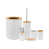 Teesa Set kupatilskih dodataka i pribora TSA0400-W, 6 komada, Beli