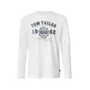 TOM TAILOR Majica temno modra/bela