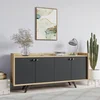Wallity Komoda Piran 150x75x40cm Antracit-Hrast