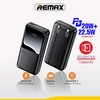 Power Bank with 2 Fast Charging Cables REMAX Cynlle Series RPP-680 PD 20W+QC 22.5W 20000mAh crni