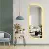 Hanah Home Ogledalo sa LED rasvetom Ledayna-005, 52 x 135 cm, Šareno