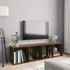 Vidaxl vidaXL Knjižna omara/TV stojalo rjav hrast 143x30x36 cm