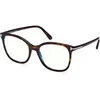 Tom Ford Ženski okvir za dioptrijske naočare Blue block 0FT6089-B 5254, Smeđi