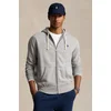 Pulover Polo Ralph Lauren RL Fleece Longsleeve moški, siva barva, s kapuco, 710813297
