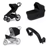 Mestni voziček Thule Urban Glide 4-wheel Black + Bassinet Black SET 4in1