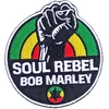 Bob Marley Soul Rebel Iron-On Patch
