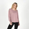 Rang Ženska majica dugih rukava Novalee, Roze