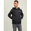 JACK & JONES Prehodna jakna JJERush  črna / bela