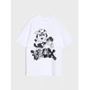 Sinsay - Pamučna oversize majica s printom Felix the Cat - belo