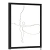 Plakat elegantna baletka - 30x45 black