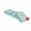 VACS Hepa filter PHILIPS FC8137/09 - 3 kom