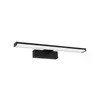 Eglo Pandella 1 zidna/1, led, 7,4w, 900lm, d 400, ip44, crna/bela/aluminij
